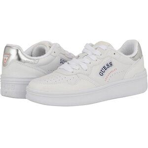 GUESS Sybella Low Top Round Toe Sneakers in White – Size 7 M – NIB
